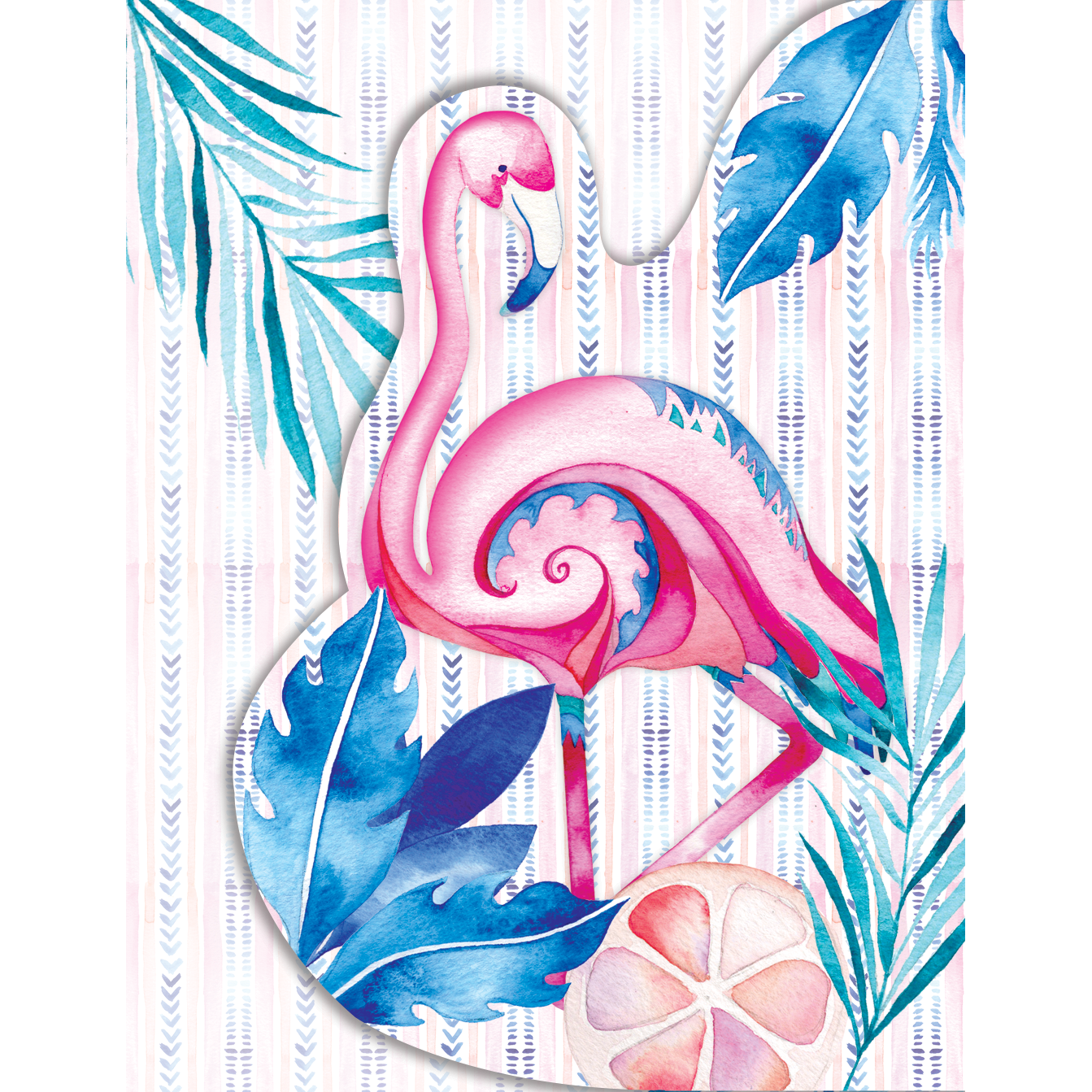 Flamingo Personalised A4 Sketch Pad / Drawing Book/ Art Pad. 