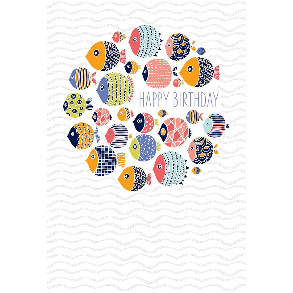 Fish Birthday Card