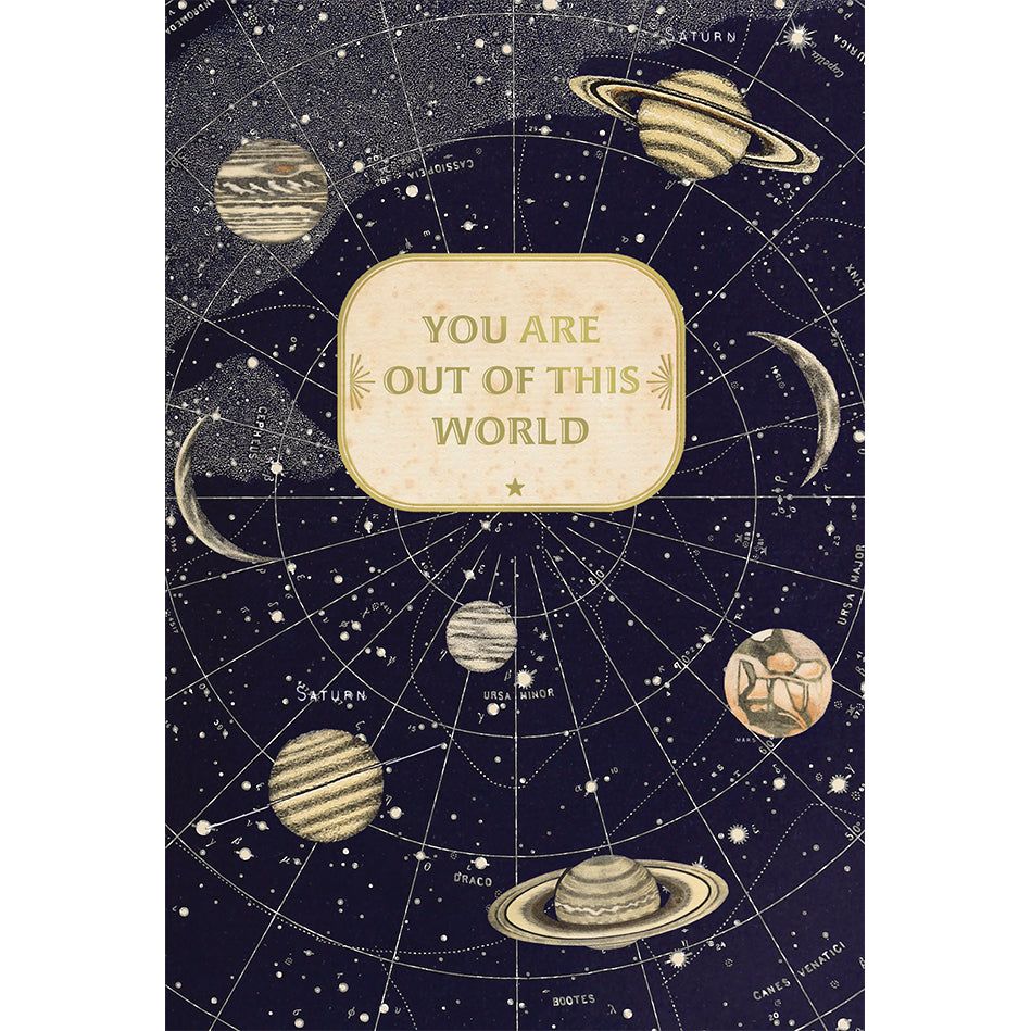 Solar System Birthday Card