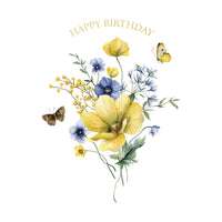 Butterfly Bouquet Birthday Card