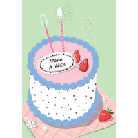 Birthday Wish Cake Birthday Card