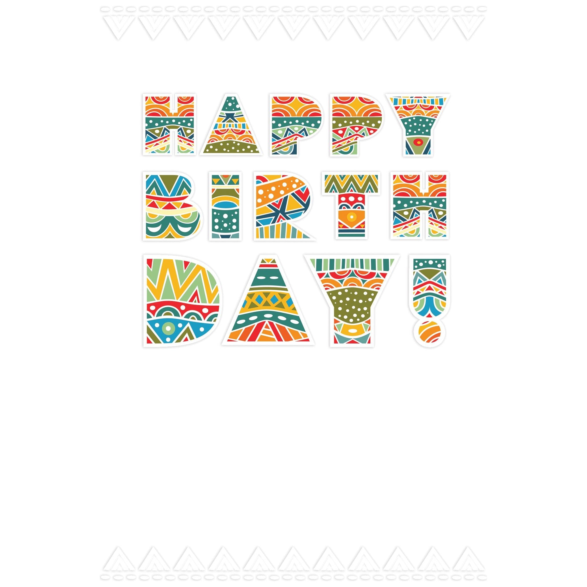 Pattern Birthday Card For Him