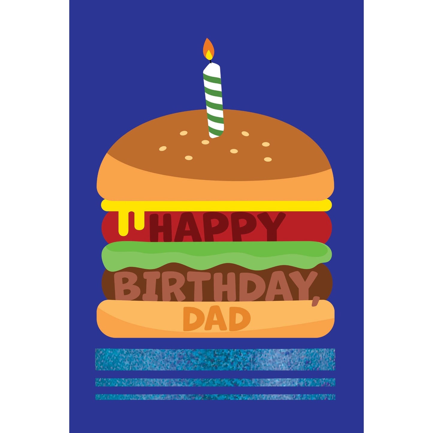 Birthday Burger Birthday Card Father