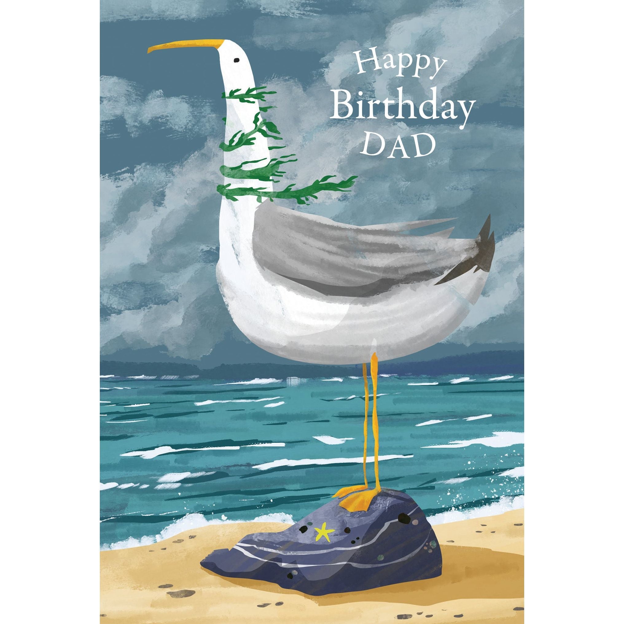 Seagull Birthday Card Father