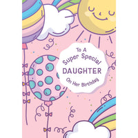 Sun And Rainbows Birthday Card Daughter