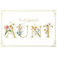 Special Aunt Birthday Card Aunt