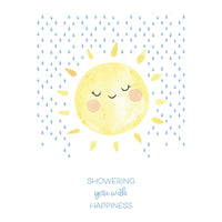 Smiling Sun Baby Shower Card