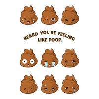 Feeling Like Poop Get Well Card