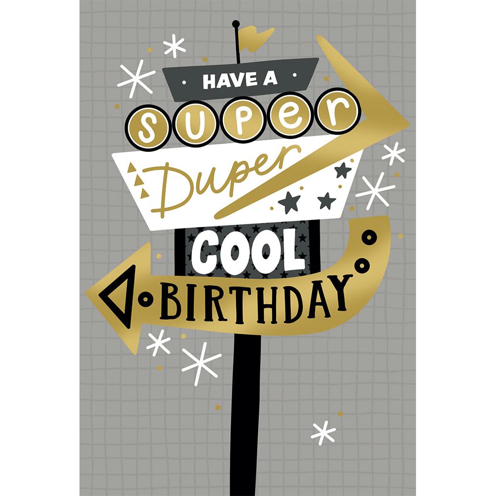 Super Duper Cool Birthday Card