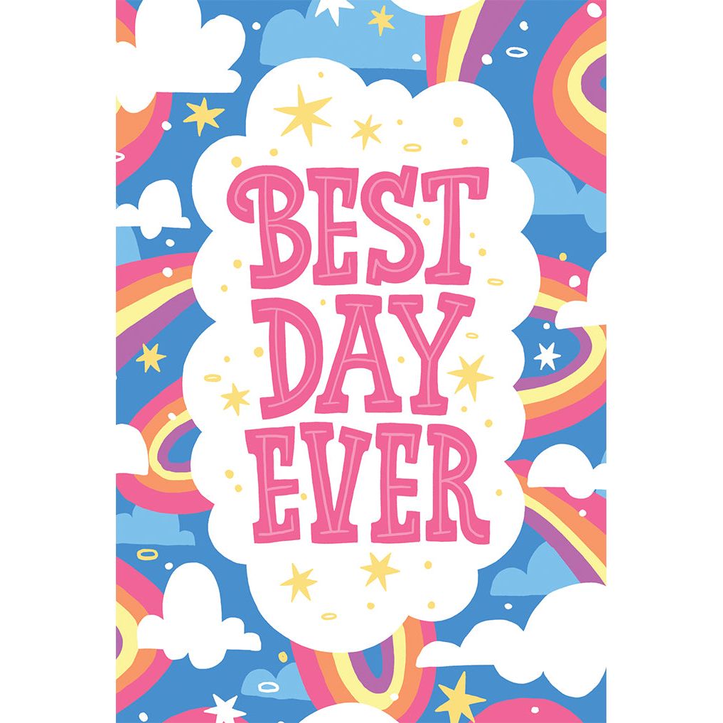 Best Day Rainbows Birthday Card