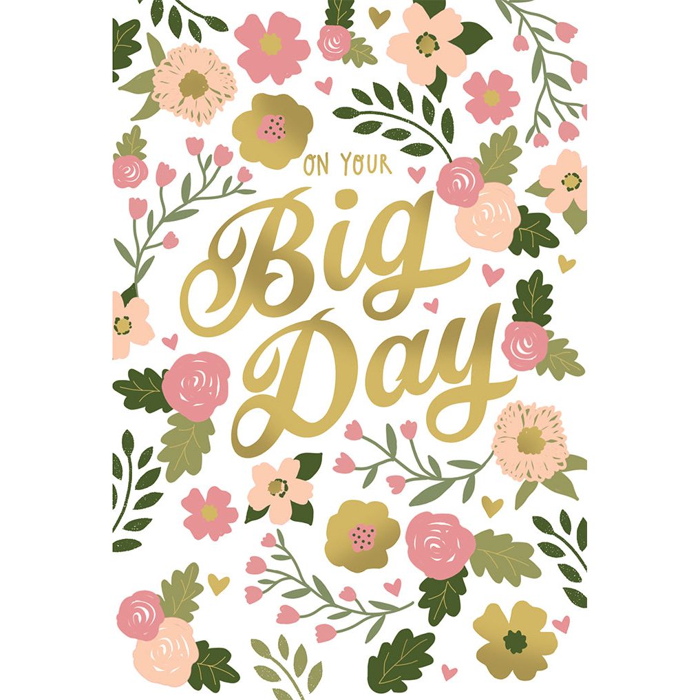 Big Day Wedding Card