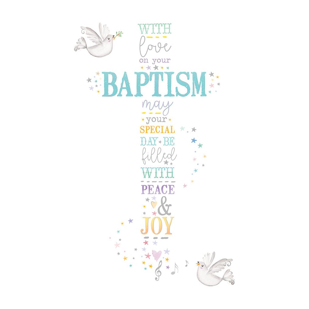 Baptism Message Baptism Card