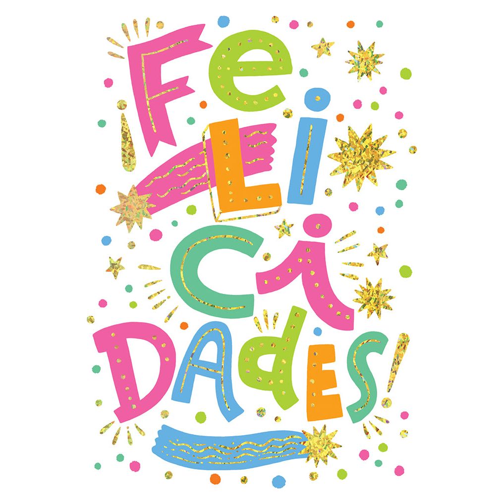 ¡Felicidades! Congratulations Card Spanish