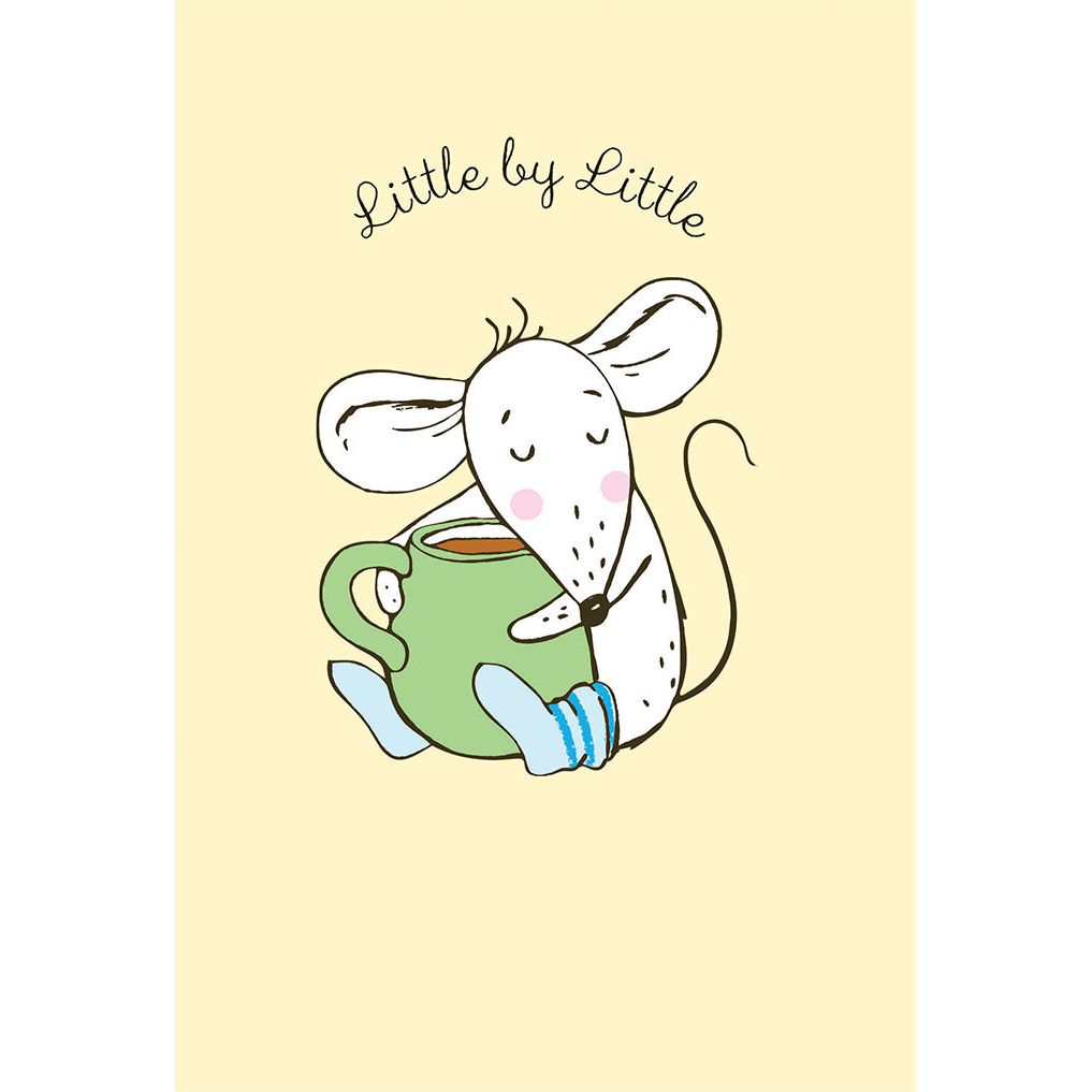 Teacup Mouse Get Well Card