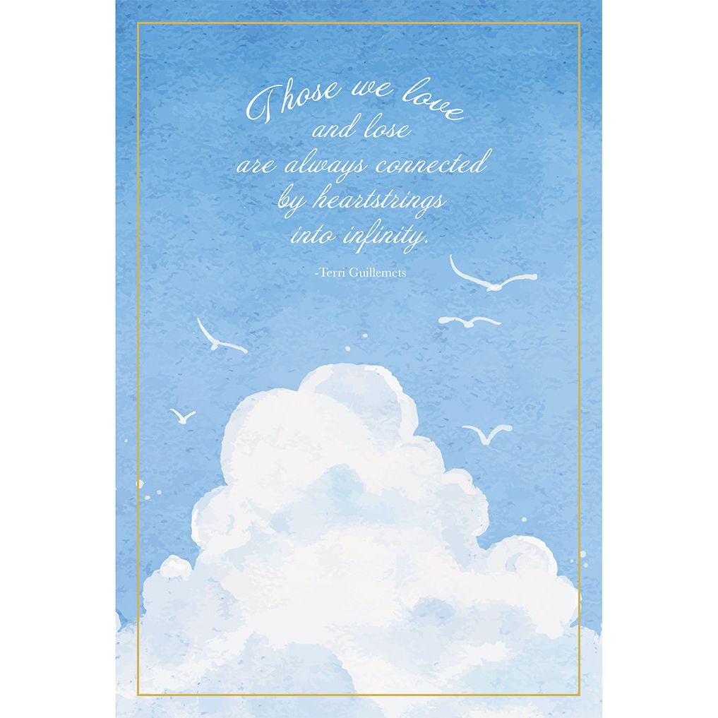 Cloudy Sky Sympathy Card