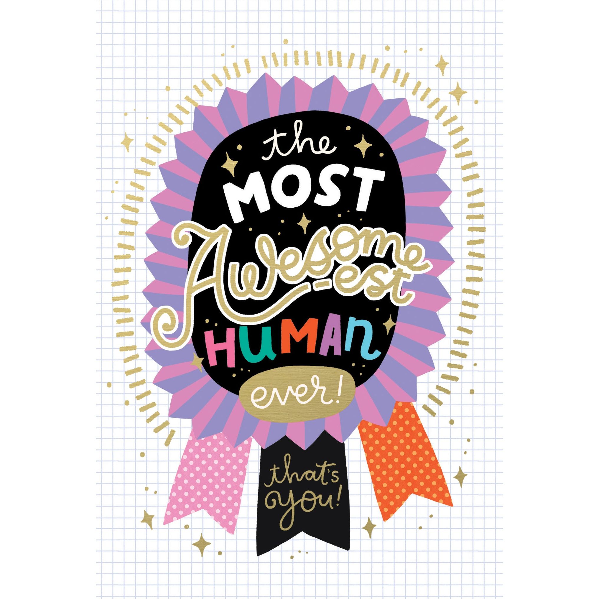 Awesome-est Human Birthday Card