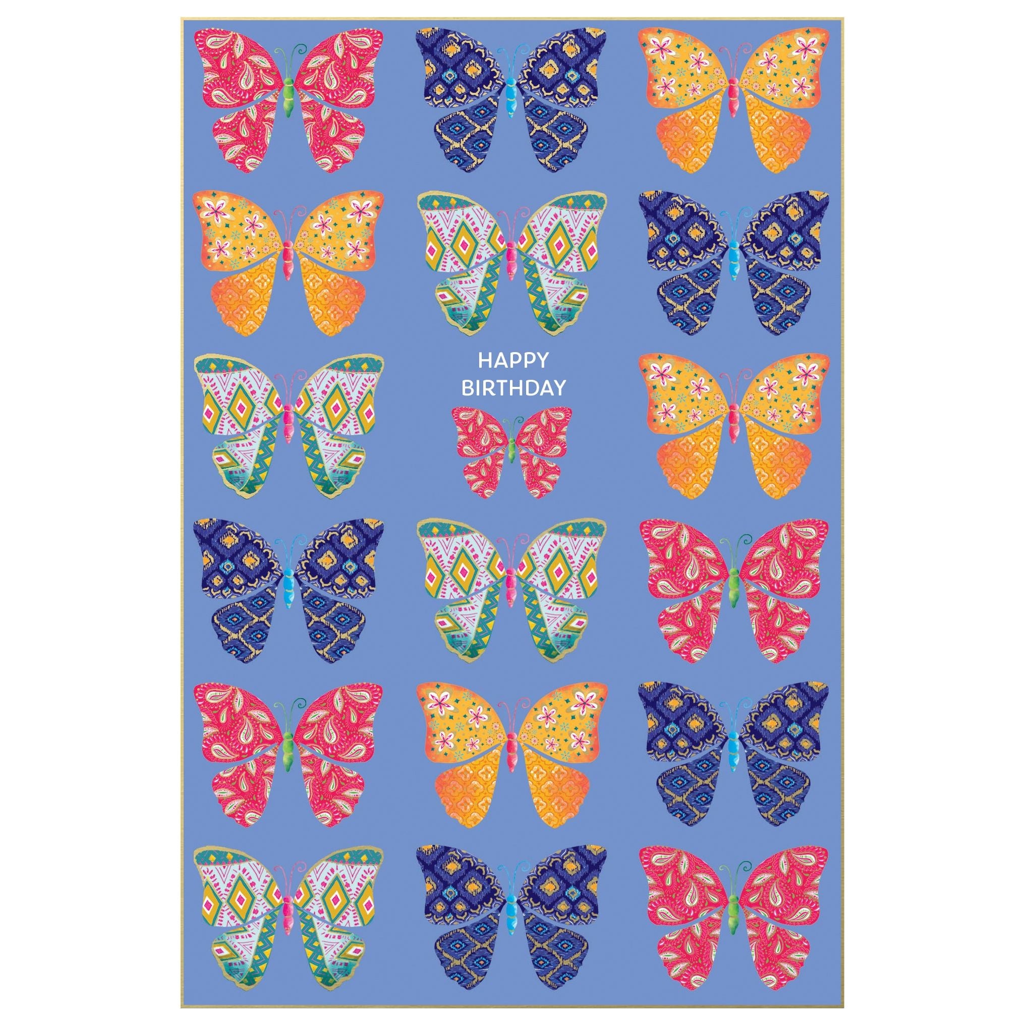 Butterflies Birthday Card