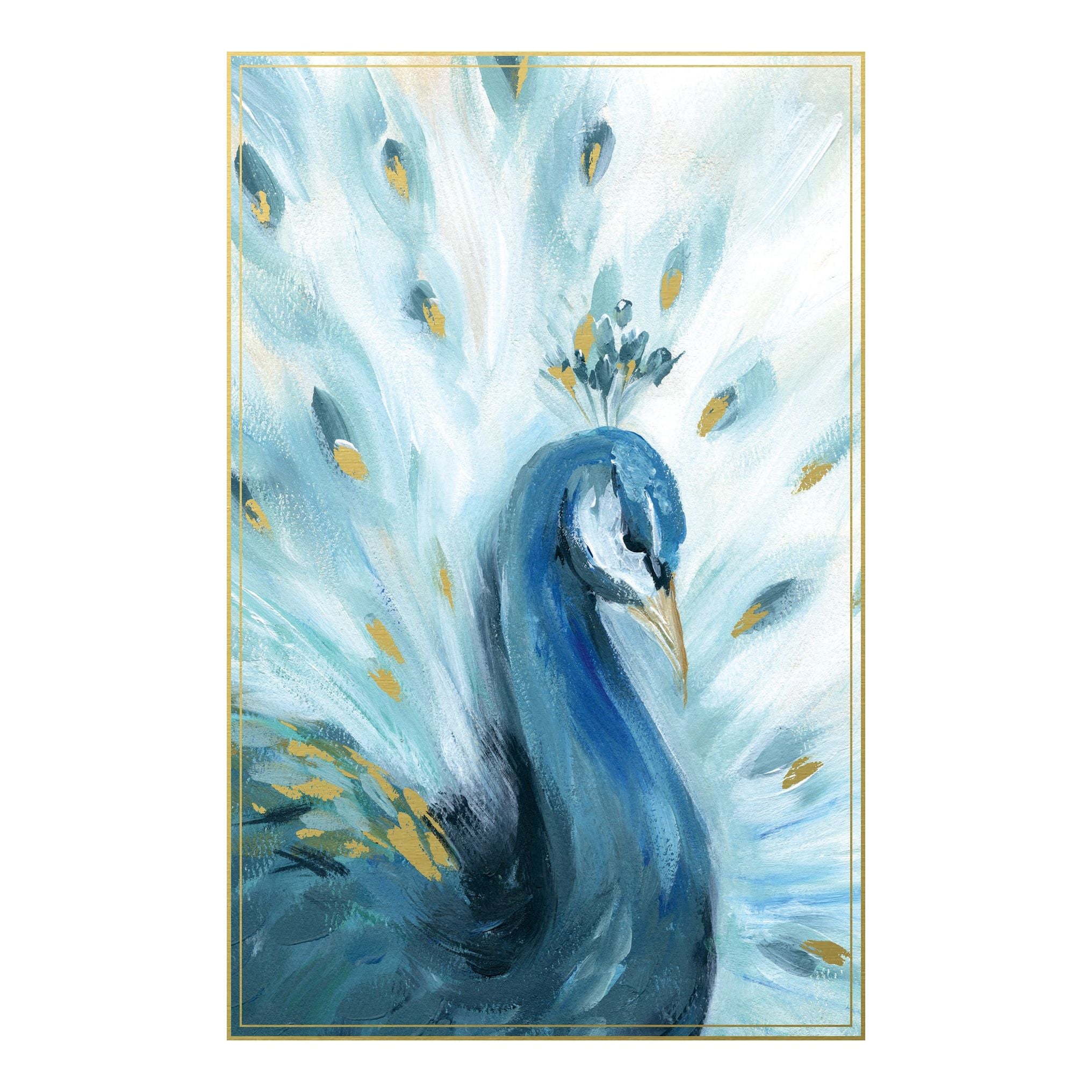 Peacock Birthday Card