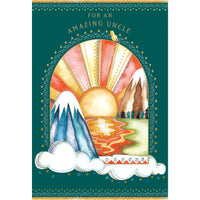 Mountain Sunrise Birthday Card