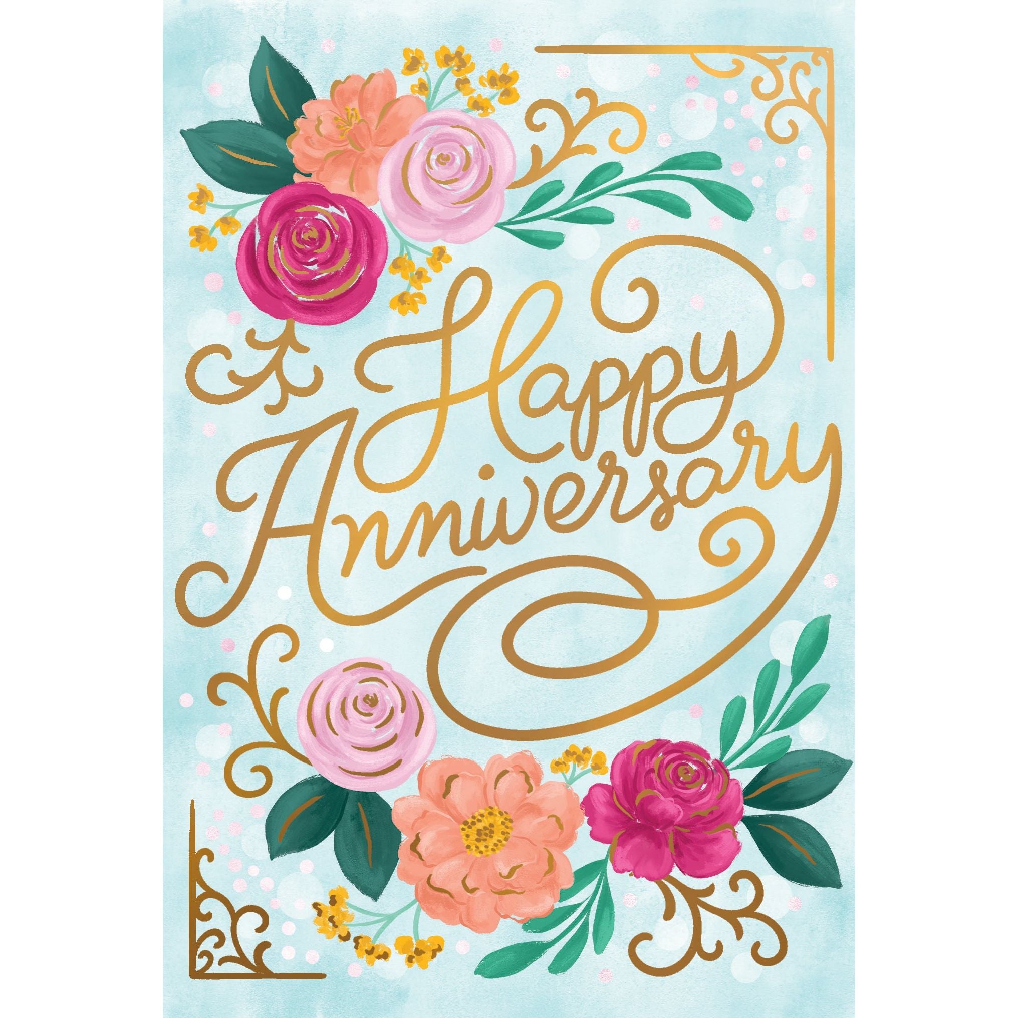 Happy Anniversary Script  Anniversary Card