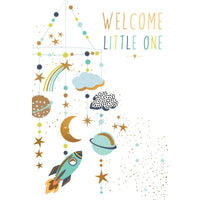 Mobile Baby Boy Card Sara Miller