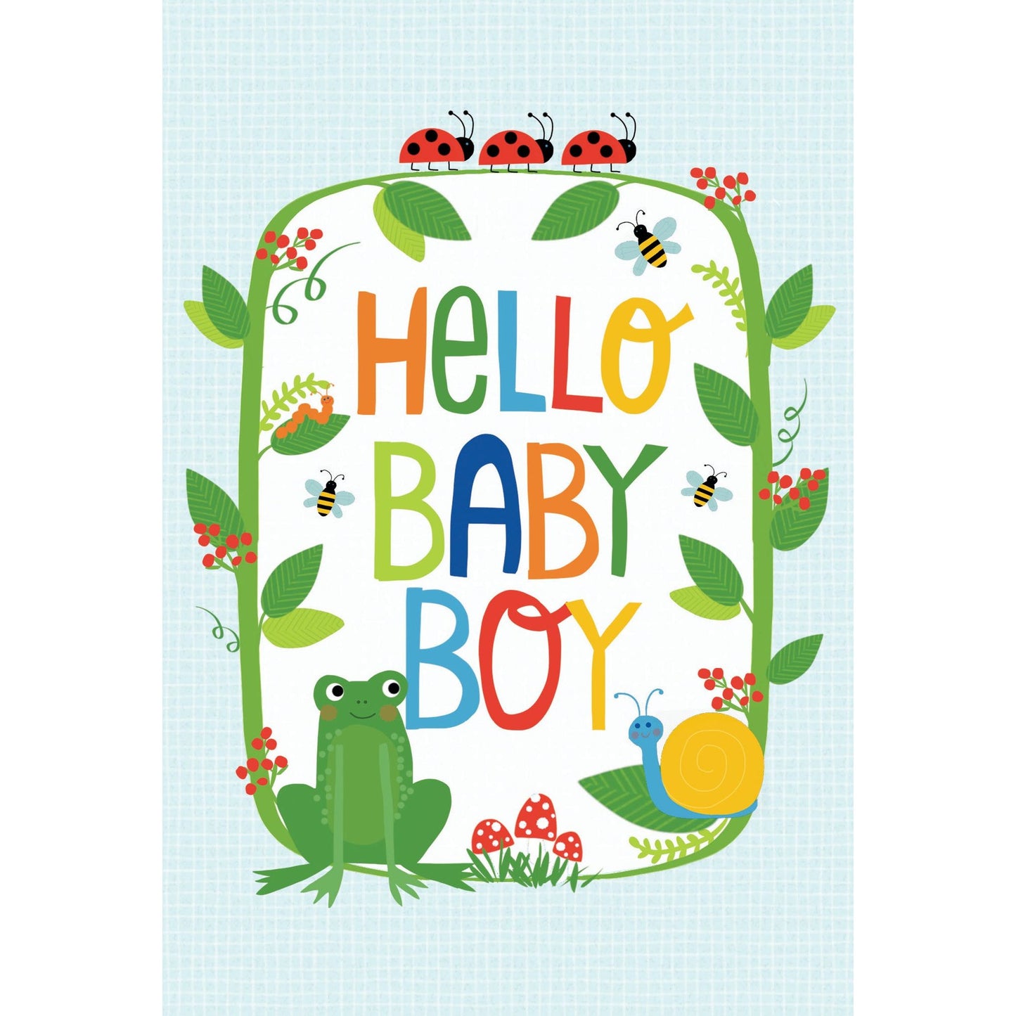 Hello Baby Boy Card