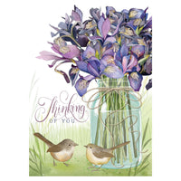 Two Little Birds Thinking Of You Card