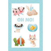 Get Well Animals Get Well Card