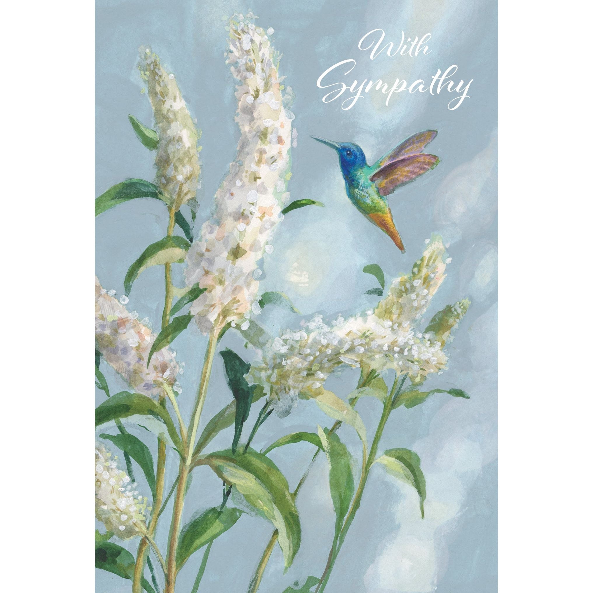 Little Hummingbird Sympathy Card