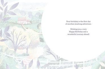 Winding Roads Birthday Card