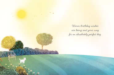 Sunny Greenhouse Birthday Card