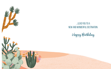 Desert Birthday Card