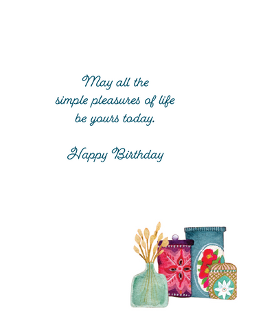 Kitchen Shelves Birthday Card