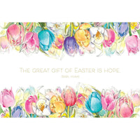 Colorful Tulips Easter Card Lisi Martin