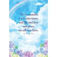 Rainbow In The Blue Sky Easter Card Religious