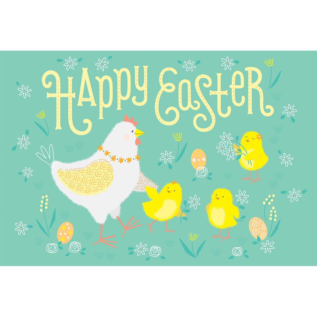 Hen And Chick Easter Card Grandmother