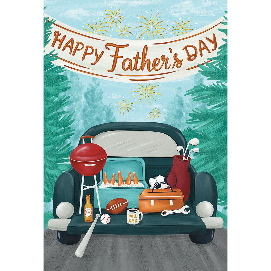 Forest Truck Father's Day Card