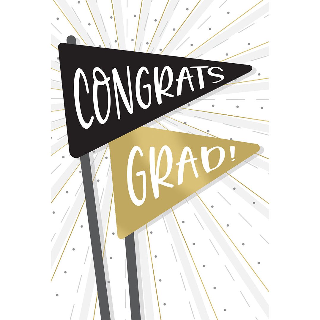 Pennant Flags Graduation Card