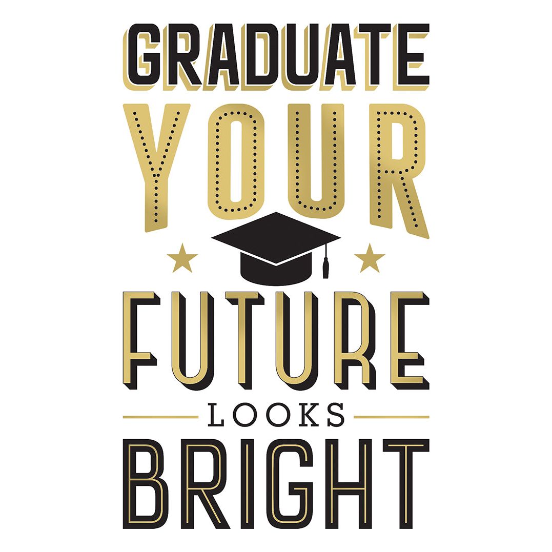 Future Is Bright Graduation Card