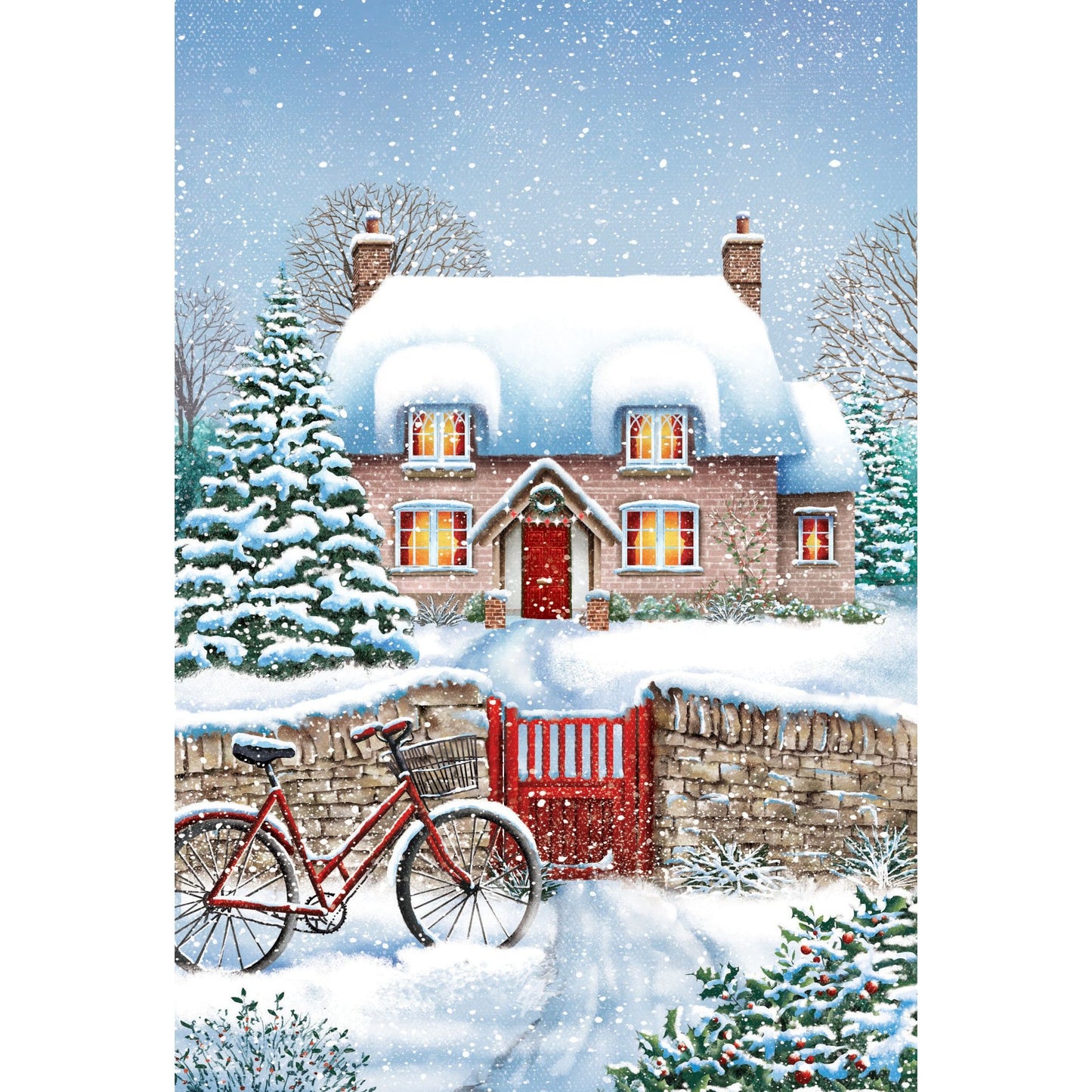 Winter Home Christmas Card