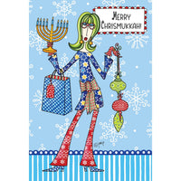 Chrismukkah Christmas/Hanukkah Card Dolly Mamas