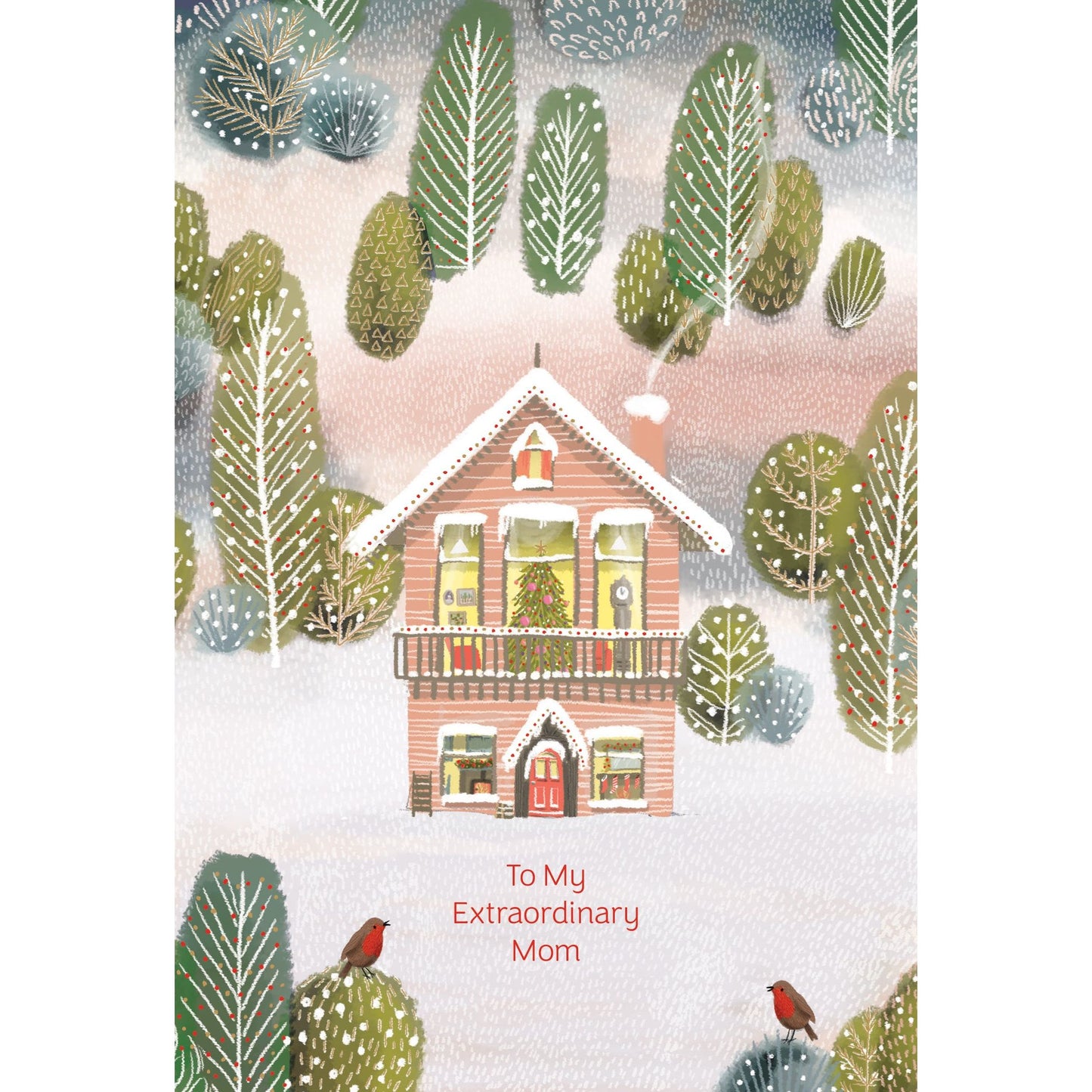 House In The Woods Christmas Card Mother