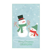 Happy Snowman Christmas Card