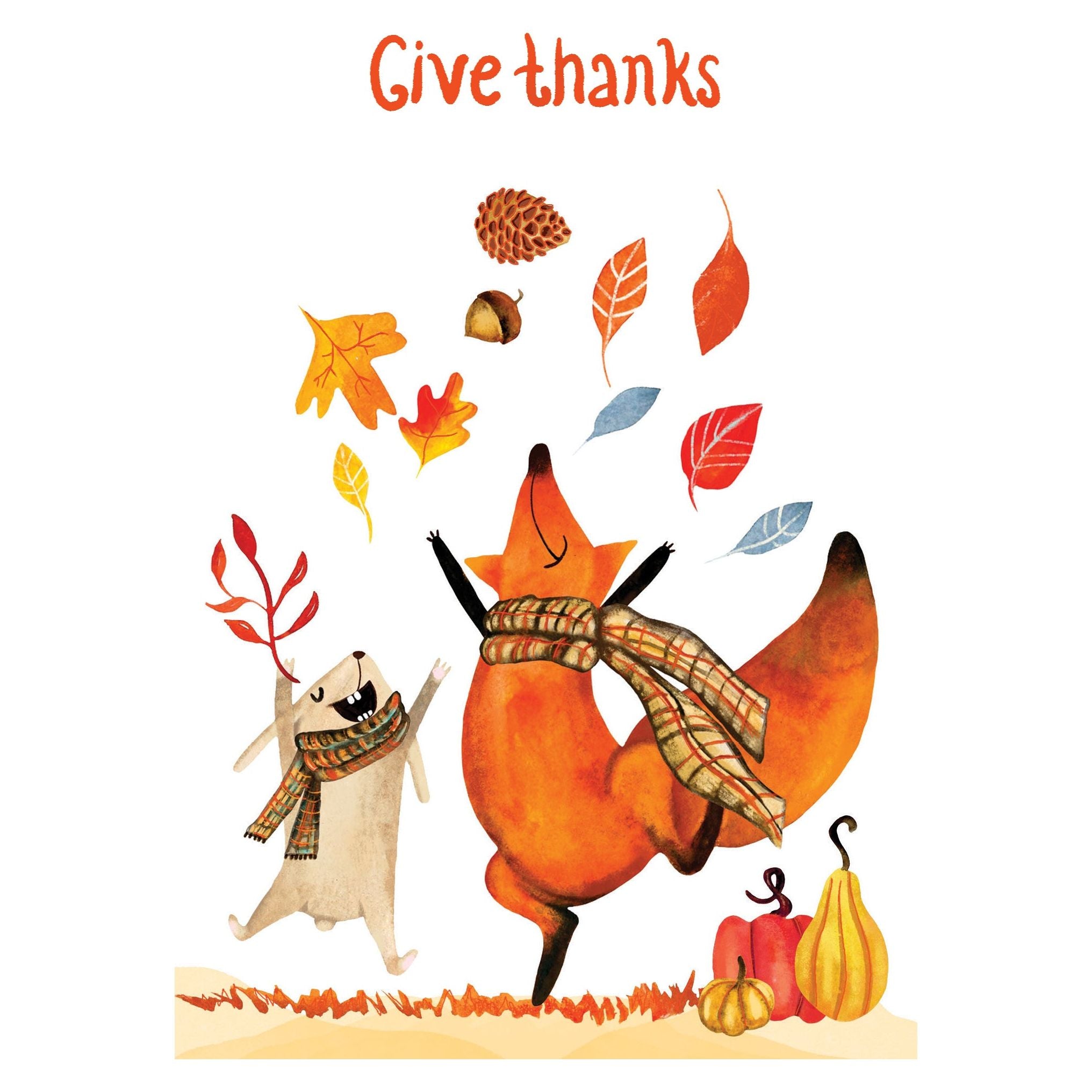 Woodland Buddies Thanksgiving Card