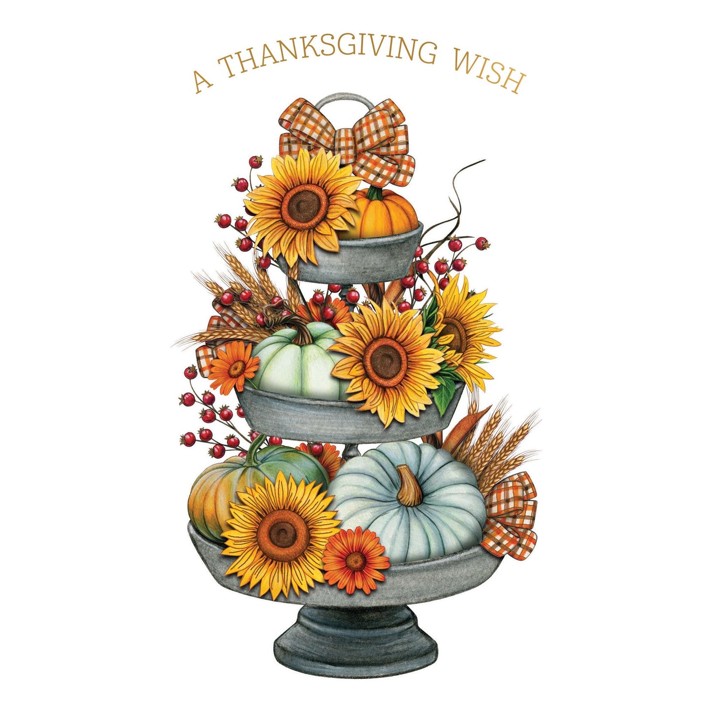 Fall Harvest Thanksgiving Card