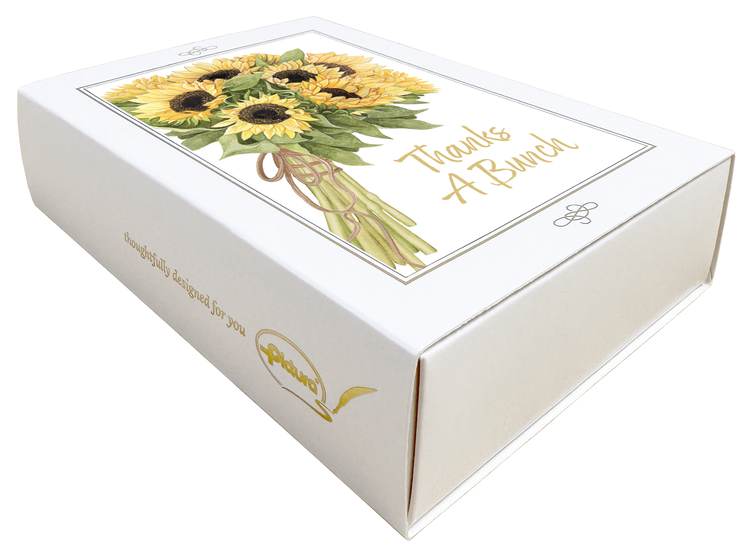 Bunches Of Sunflowers Boxed Thank You Notes