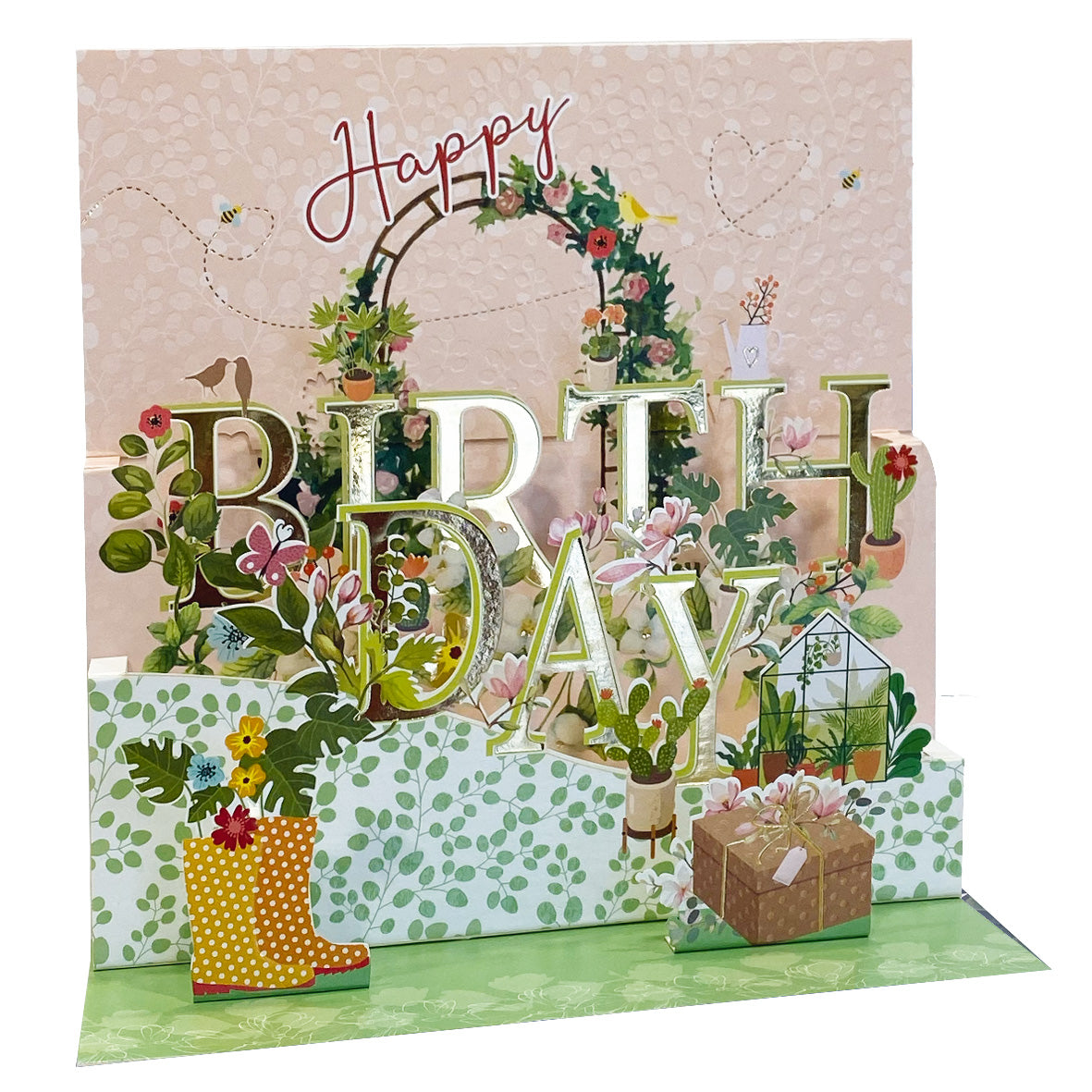 Bucolic Birthday Pop-up Large 3D Card