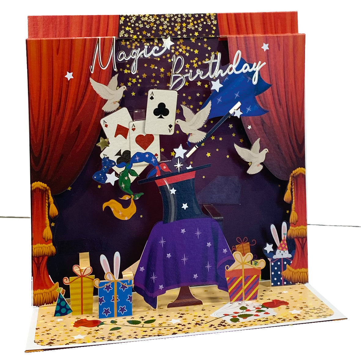 Magic Birthday Pop-up Large 3D Card