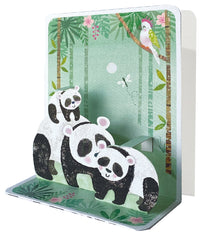 Pandas Pop-up Small 3D Card