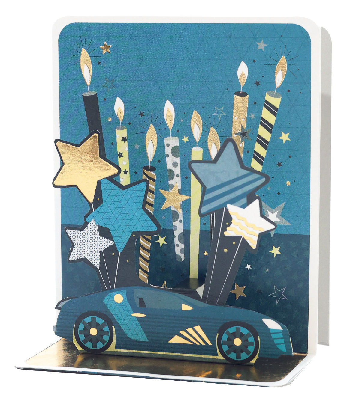 Racecar Pop-up Small 3D Card